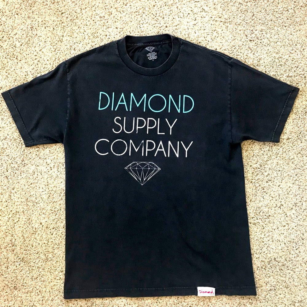 Diamond Supply Co. T-Shirt. Size large. In good used condition. No flaws.